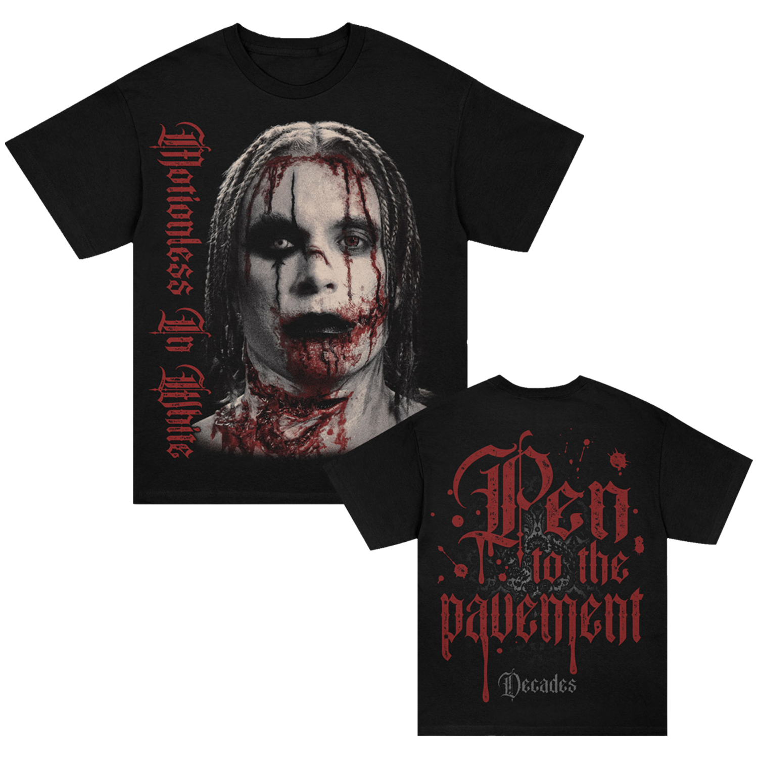 Motionless In White - Justin Decades T-Shirt (Black)