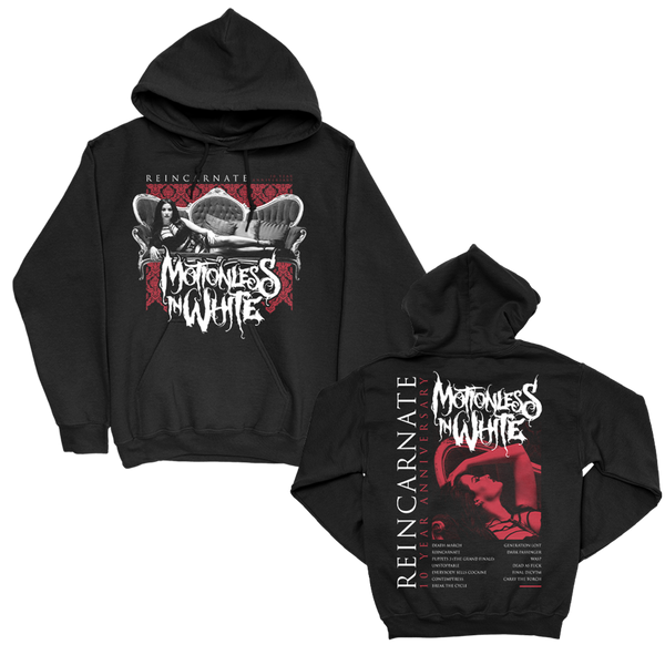 Motionless In White - Tracklist Pullover Hoodie (Black)