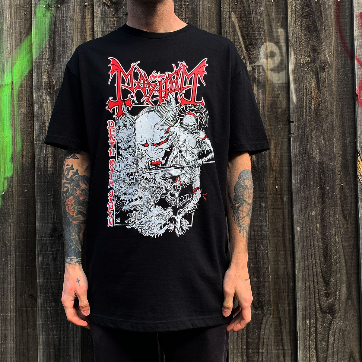Mayhem - Death Over Japan T-Shirt (Black)