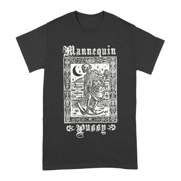 Mannequin Pussy - Grim Reaper T-Shirt (Faded Black)