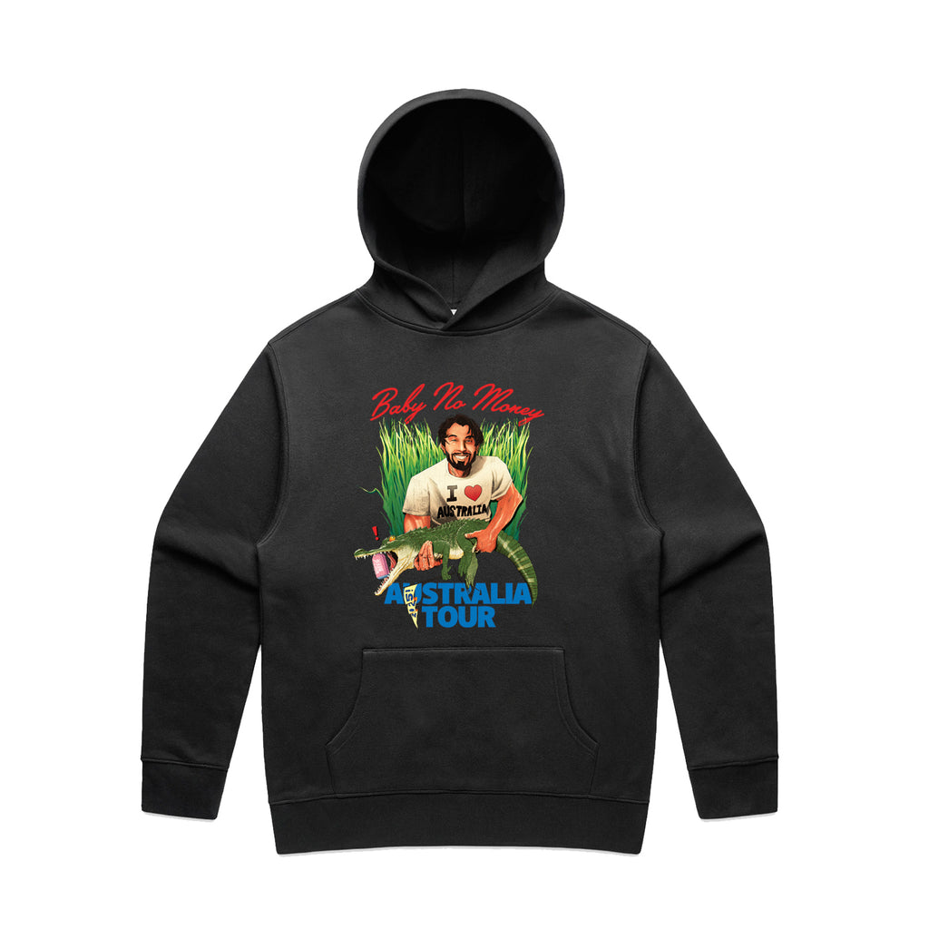 bbno$ - 2025 Tour Hoodie (Faded Black) - Limited Edition