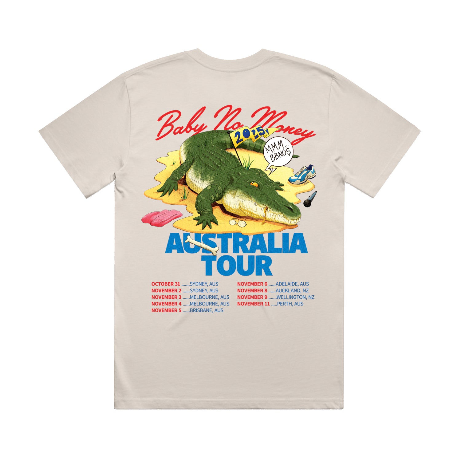 2025 Tour Tee (Bone) - Limited Edition