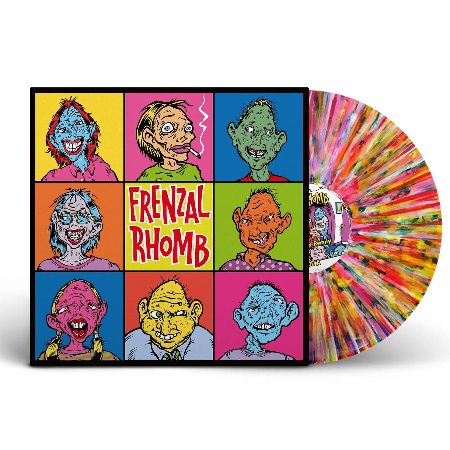 Frenzal Rhomb - Meet The Family LP (Hypermulticolor Splatter Version Vinyl)