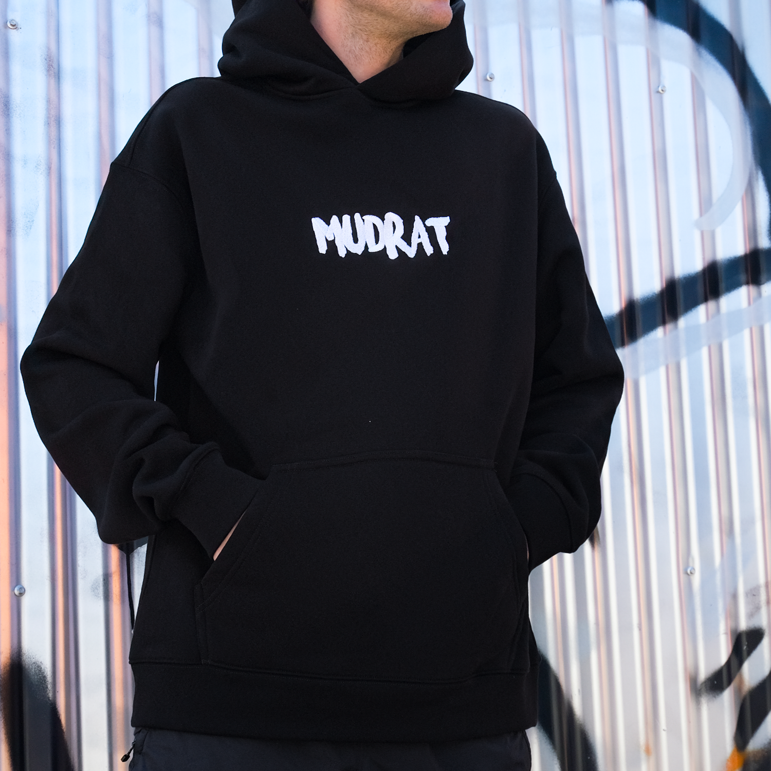 MUDRAT - Rat Logo Hoodie (Black)
