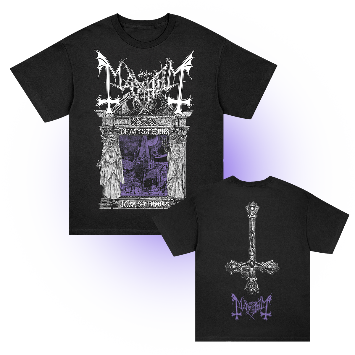 Mayhem - Temple Tee (Black)