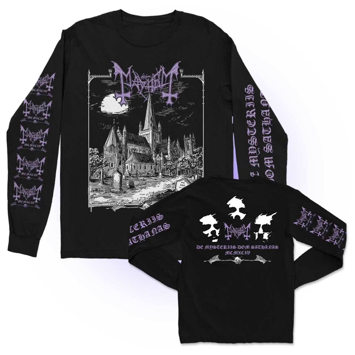 Mayhem - Cathedral Longsleeve (Black)