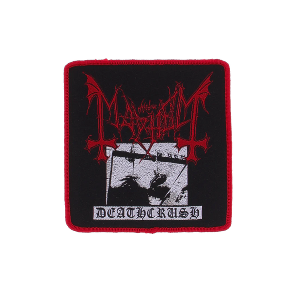 Mayhem - Deathcrush Embroidered Patch (Black)