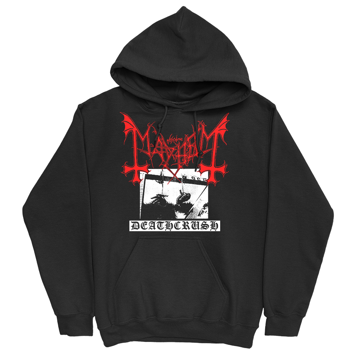 Deathcrush Pullover Hoodie (Black)– Artist First