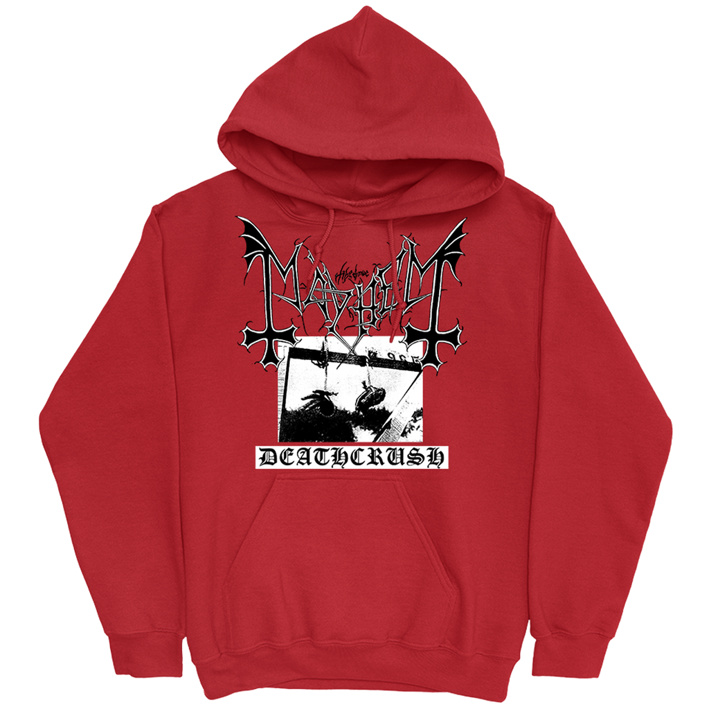 Mayhem - Deathcrush Pullover Hoodie (Red)