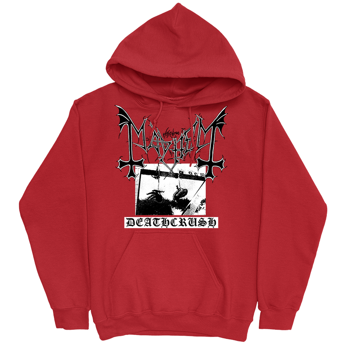Deathcrush Pullover Hoodie Red