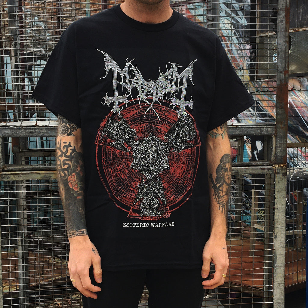 Mayhem - Esoteric Warfare Circle Tee (Black)