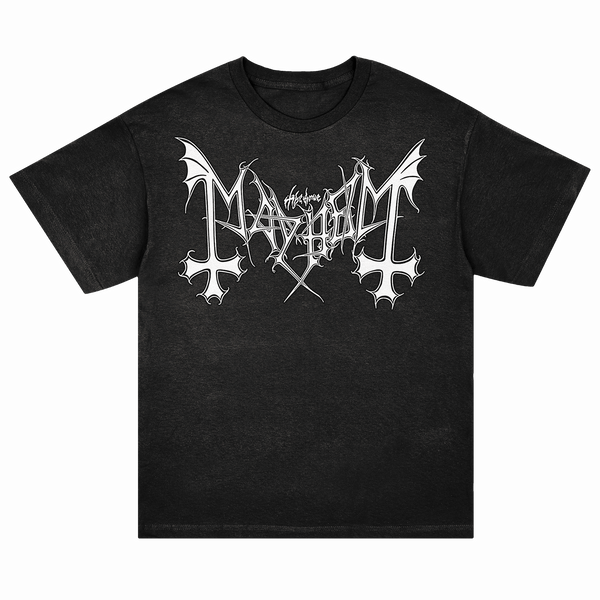 Mayhem - Logo Tee (Vintage Black)