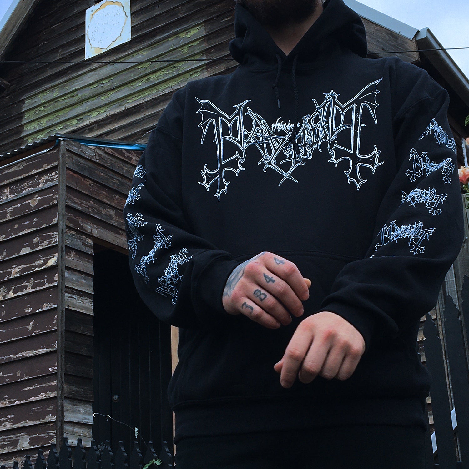 Mayhem - Logo Pullover Hoodie (Black)