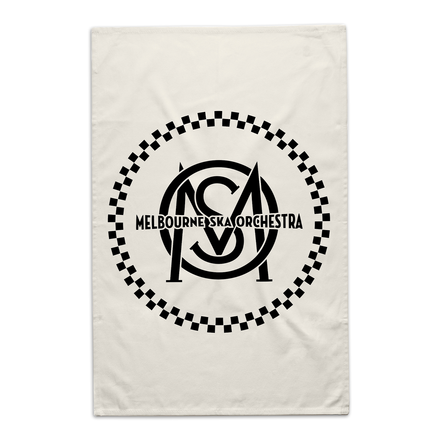 Melbourne Ska Orchestra - Logo Tea Towel (White)
