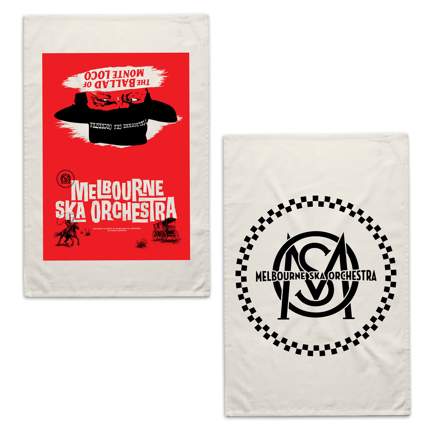 Melbourne Ska Orchestra - Melbourne Ska Orchestra Tea Towel Bundle