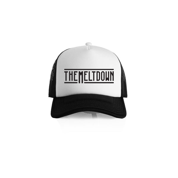 The Meltdown - The Meltdown Trucker Hat (Black/White)