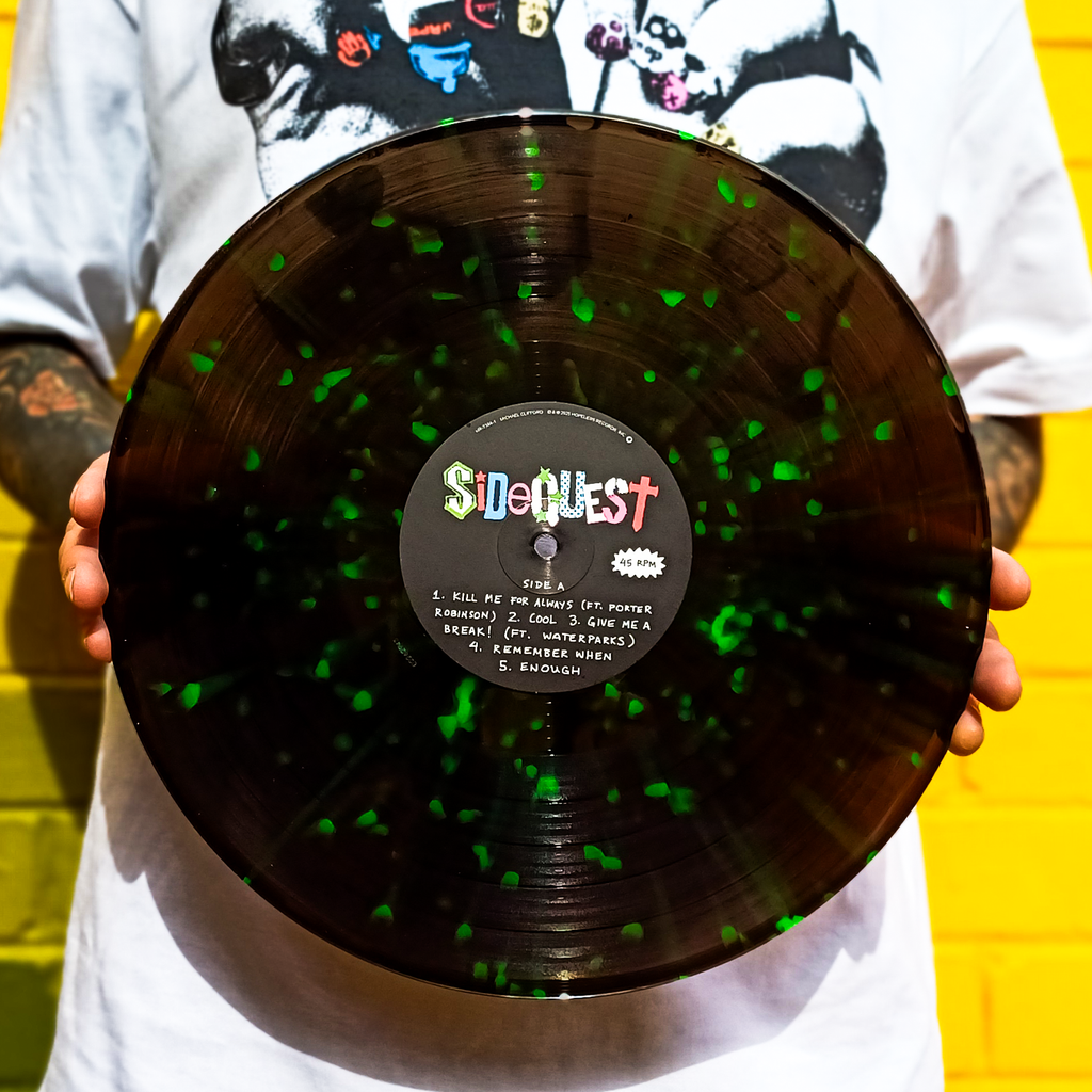 Michael Clifford - SIDEQUEST LP (Black Ice w/ Neon Green Splatter Deluxe Vinyl)