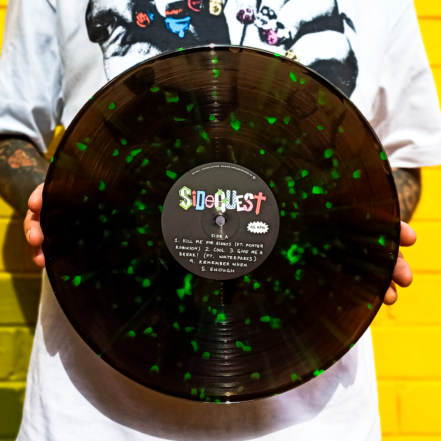 Michael Clifford - SIDEQUEST LP (Black Ice w/ Neon Green Splatter Deluxe Vinyl)