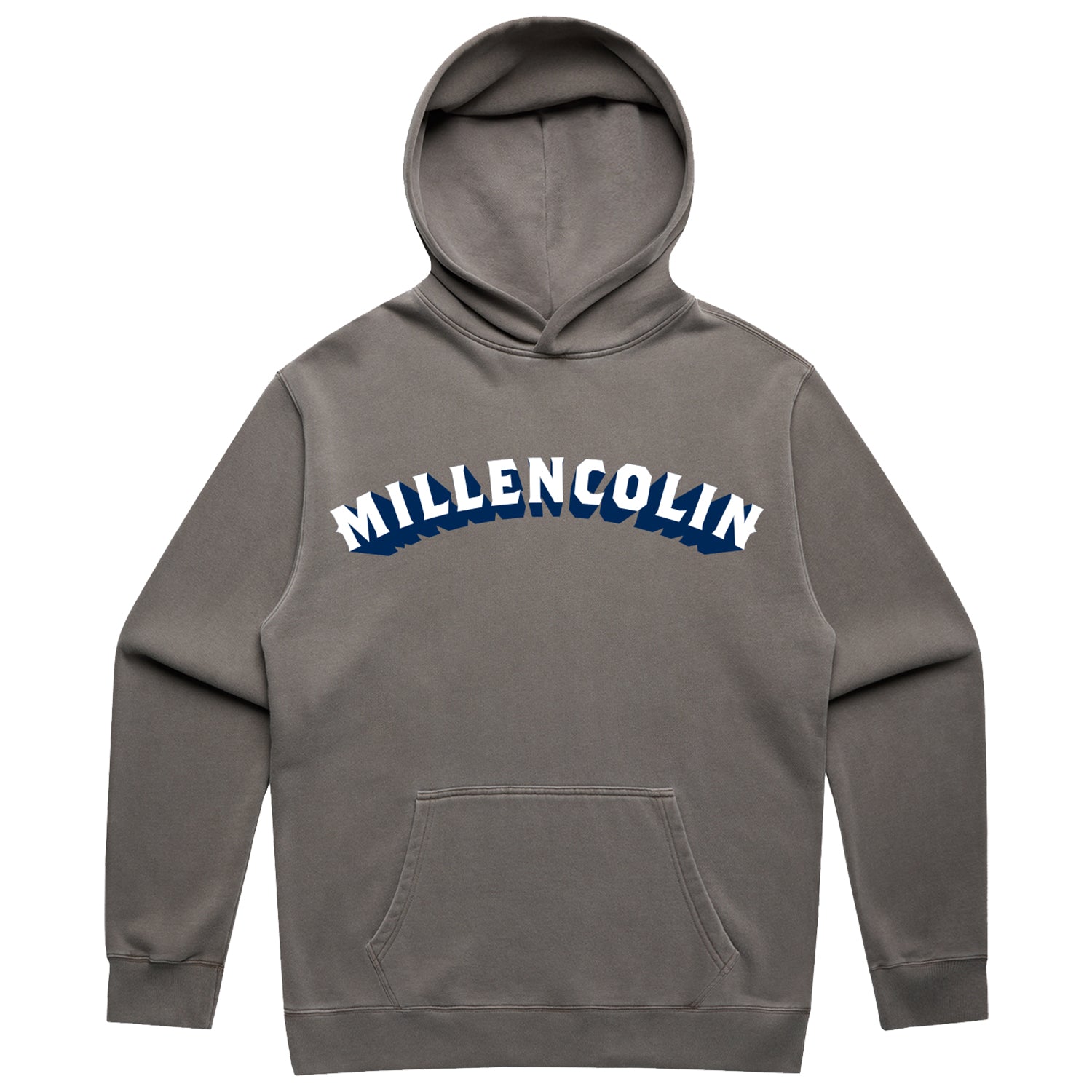 Millencolin – Brother Logo Hoodie (Faded Grey)