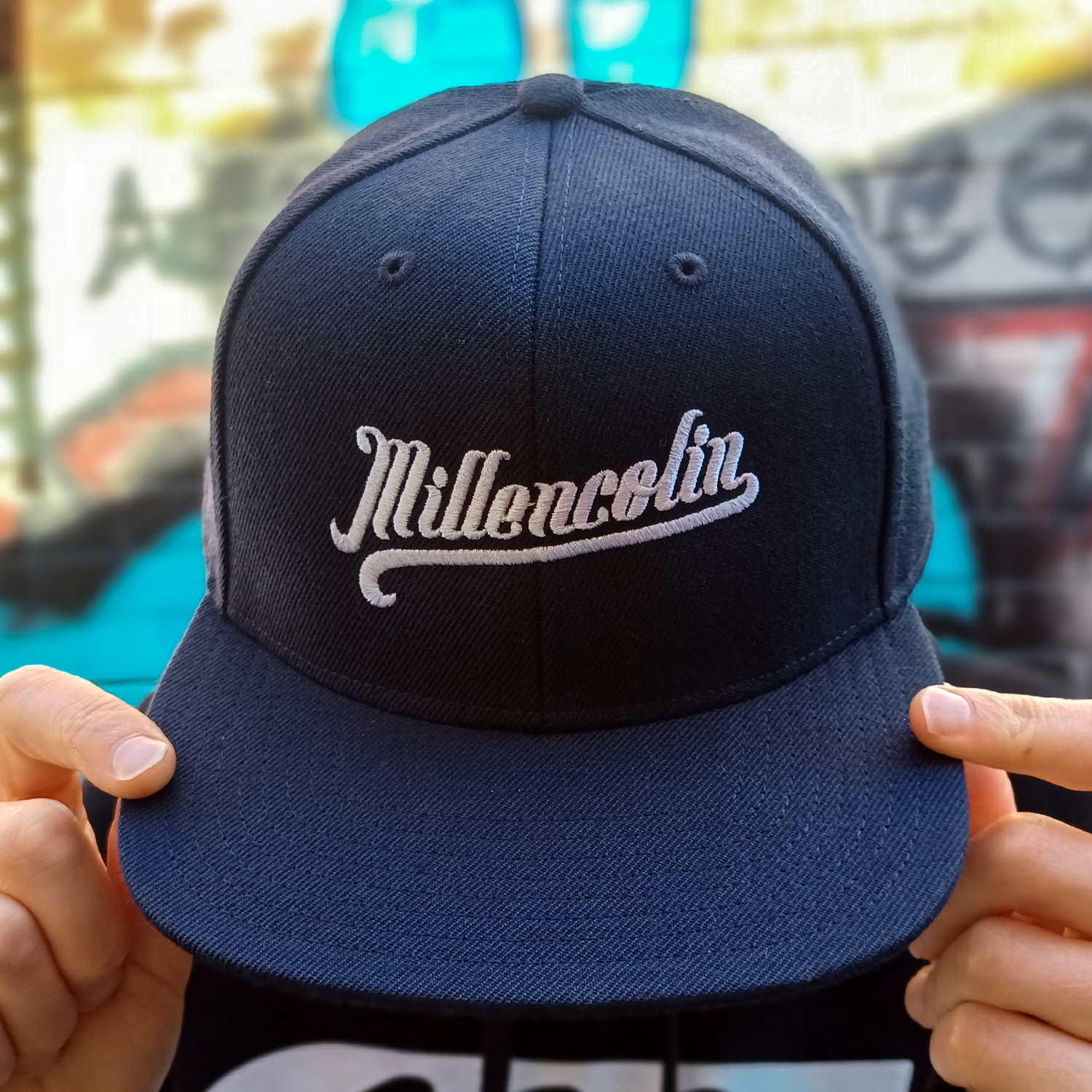 Millencolin – Script Snapback (Petrol Blue)