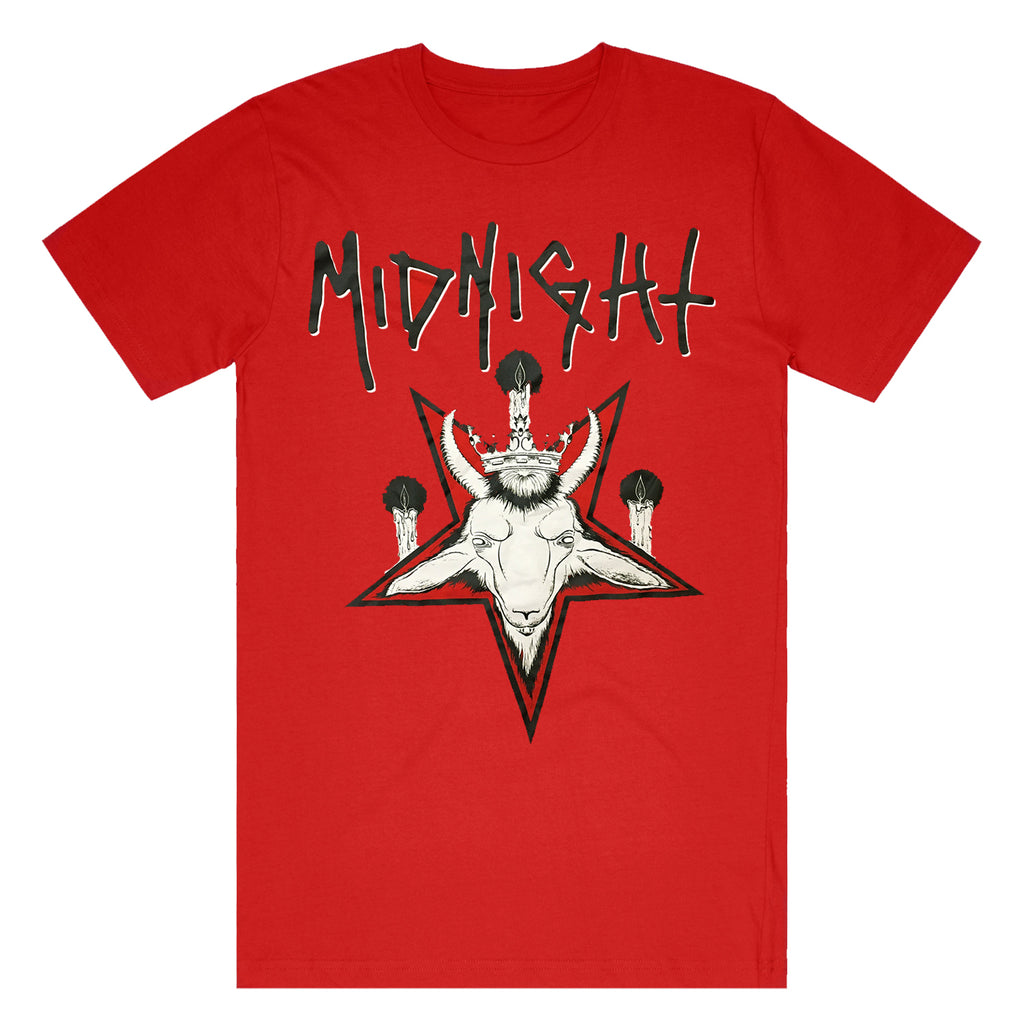 Midnight - Candles T-Shirt (Red)