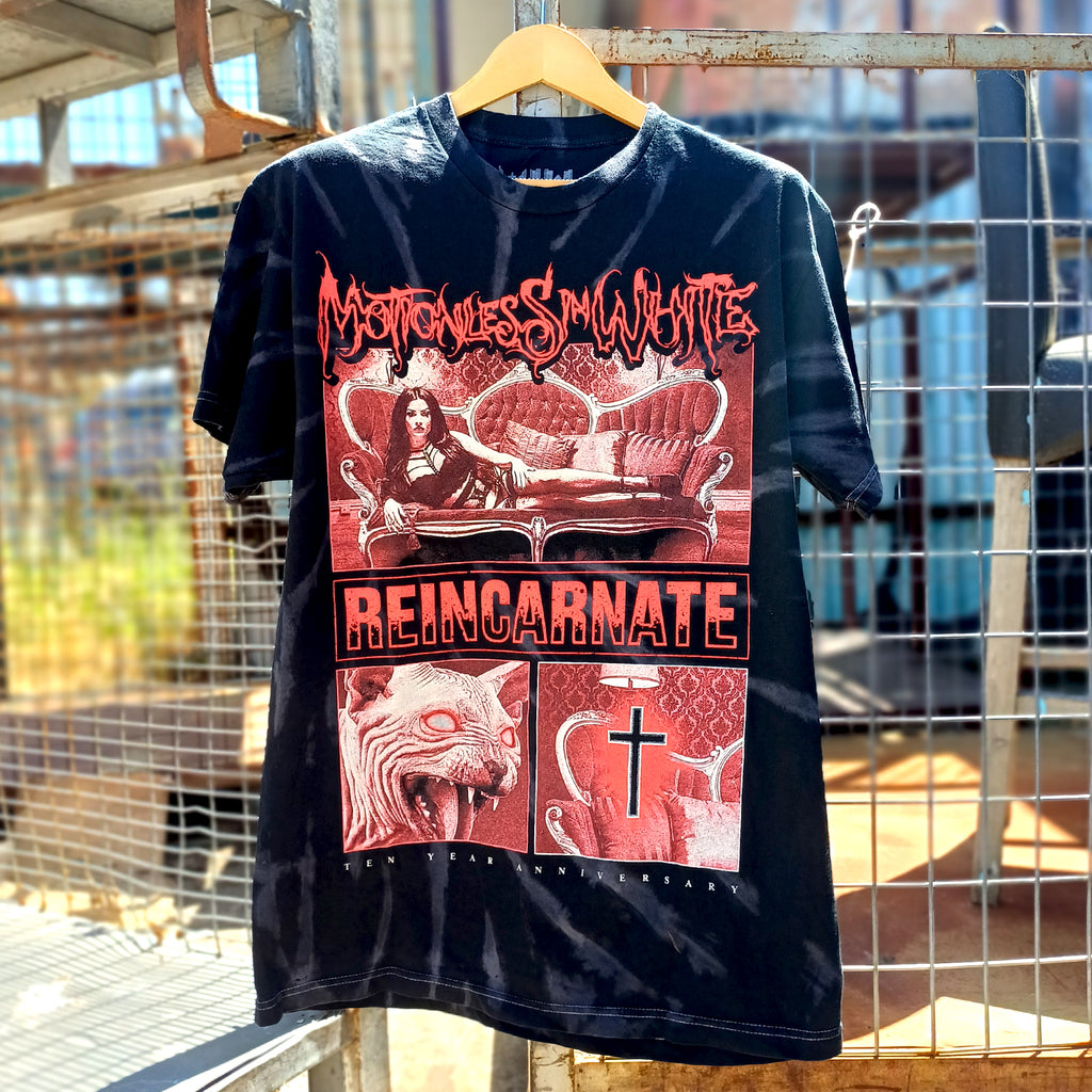 Motionless In White - Evil Eyes Dye Tee (Black/Grey)