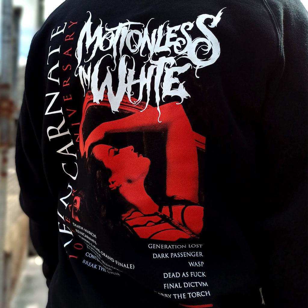 Motionless In White - Tracklist Pullover Hoodie (Black)