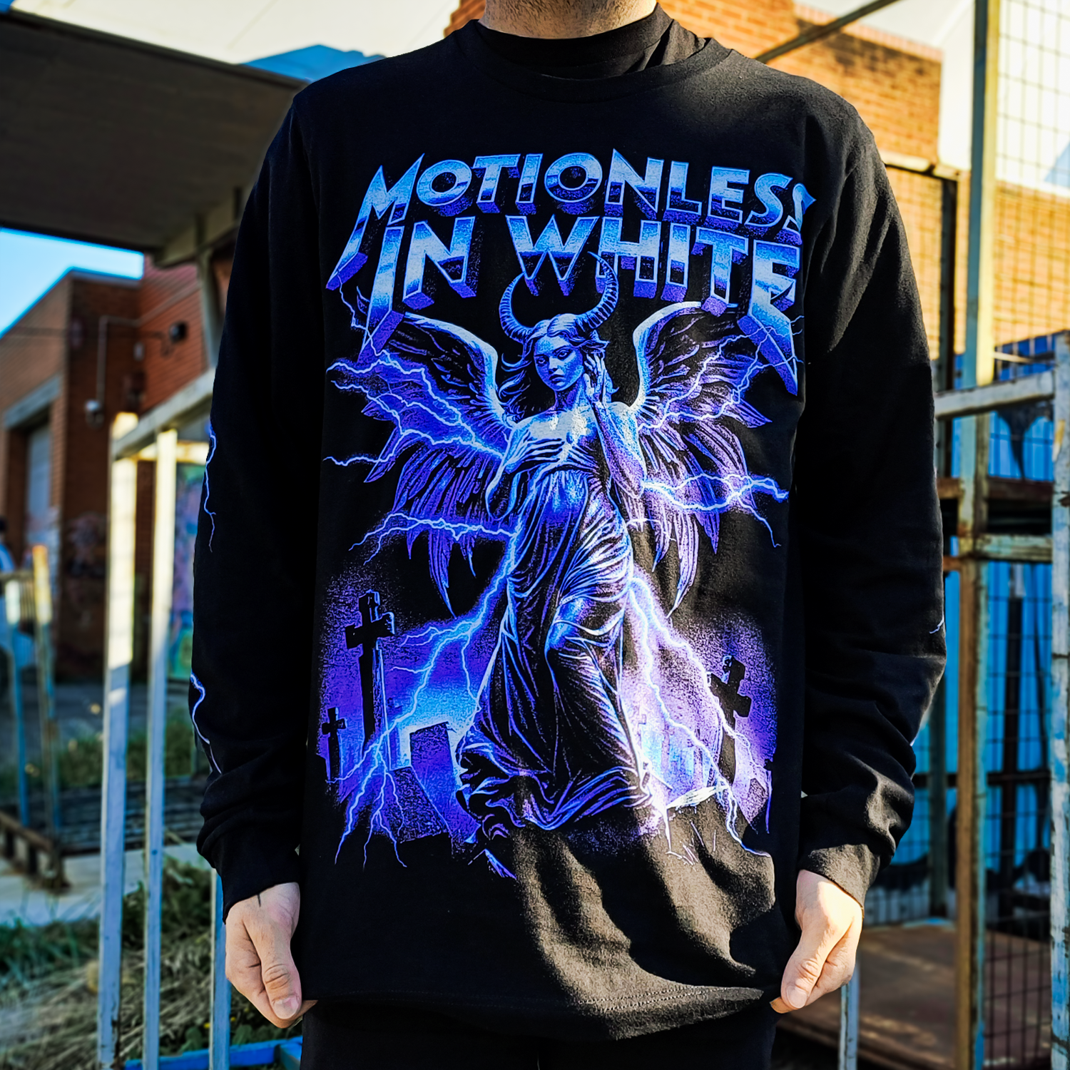 Motionless In White - Lightning Longsleeve (Black)