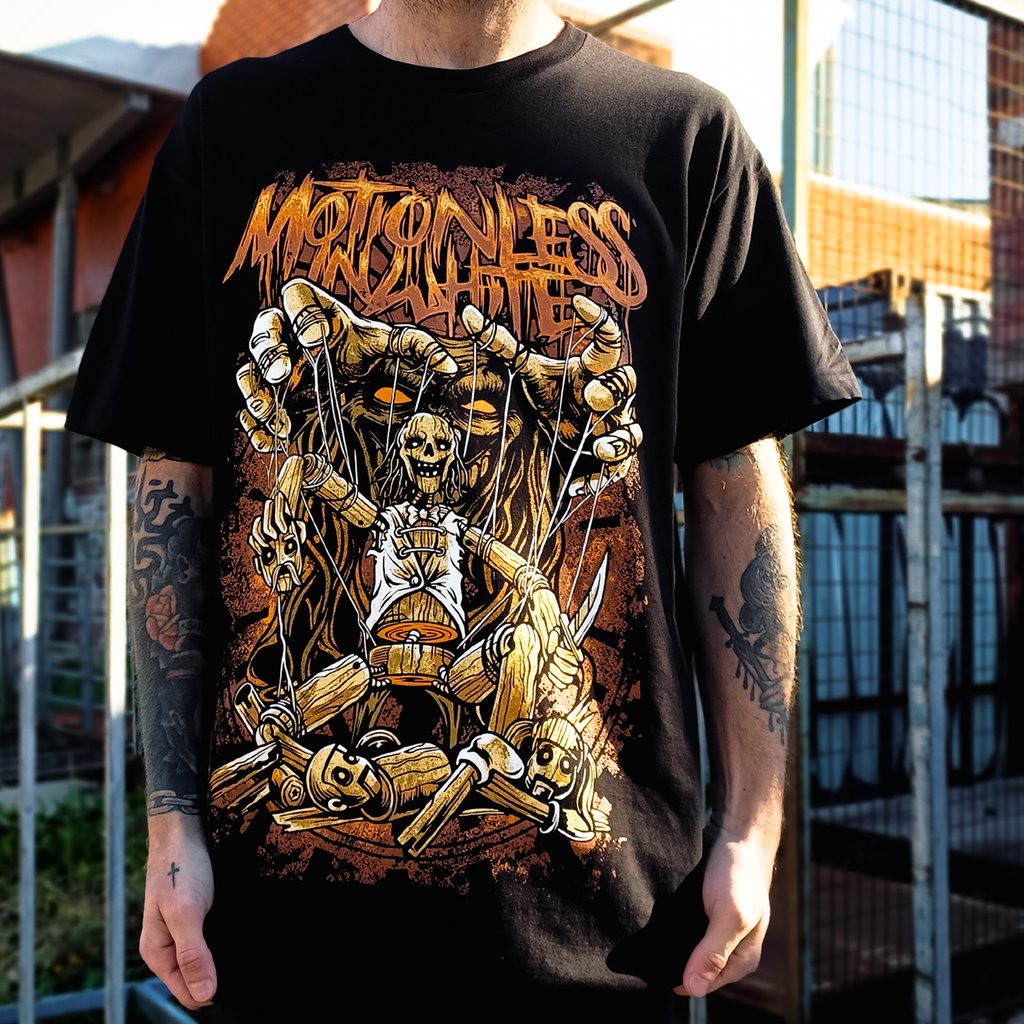 Motionless In White - Puppets Throwback Tee (Black)