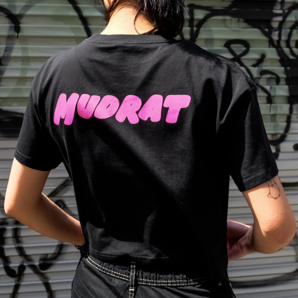 MUDRAT - Rich C_nts Crop Tee (Black)