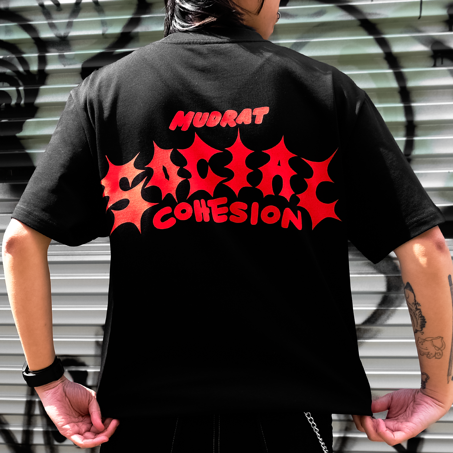 MUDRAT - Social Cohesion T-shirt (Black)