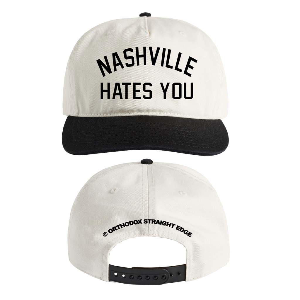 Orthodox - Nashville Hates You Snapback (White/Black)