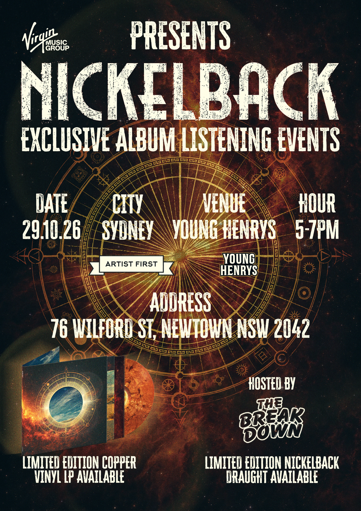 Listening Event Ticket & Vinyl