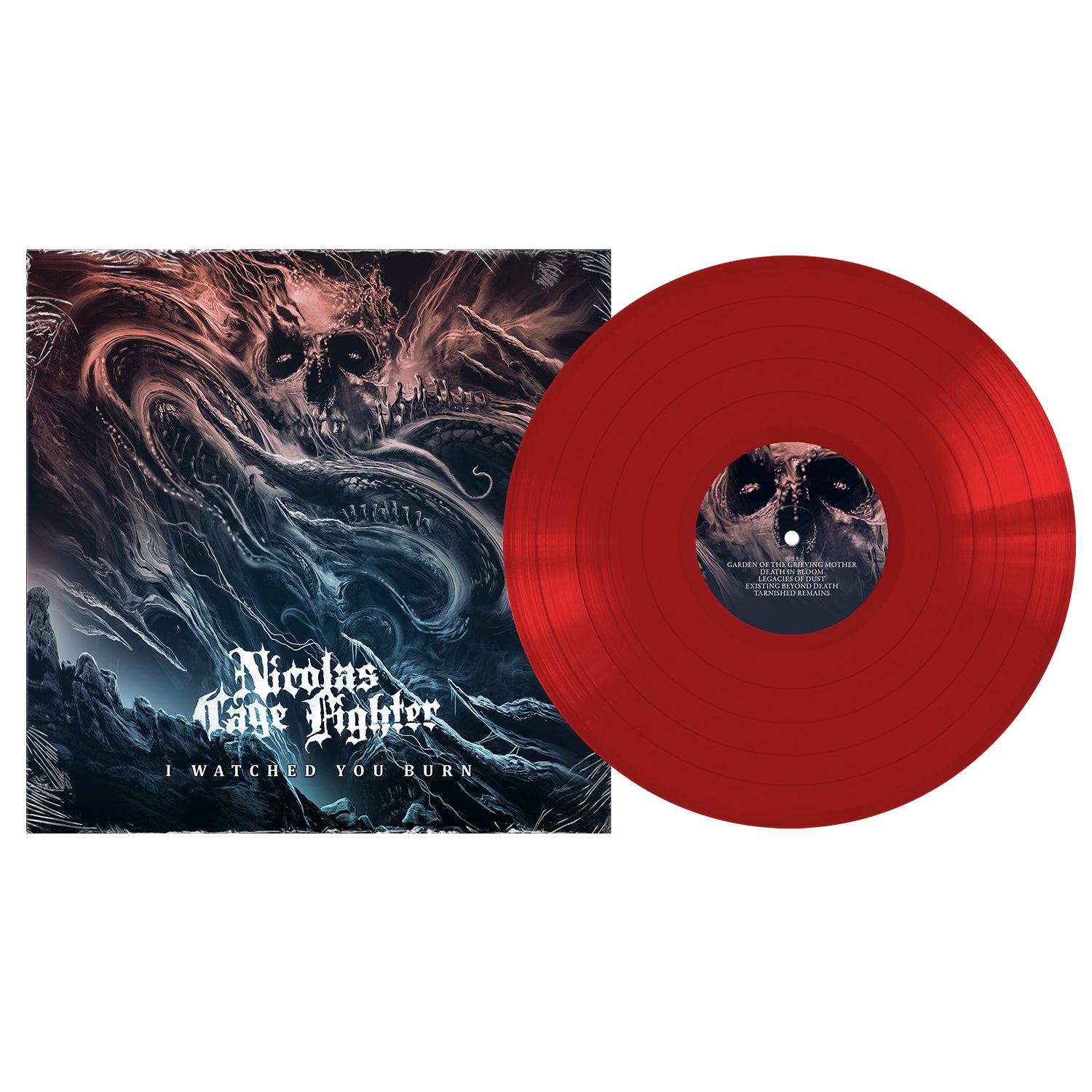 Nicolas Cage Fighter - I Watched You Burn LP (Red Vinyl)