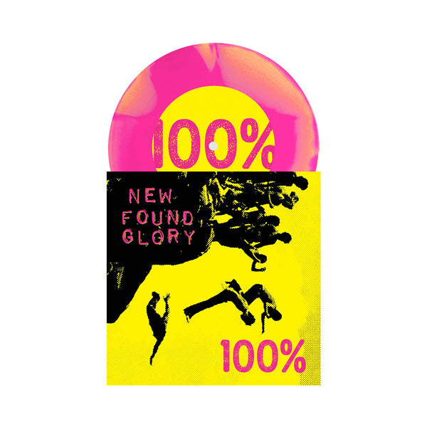 New Found Glory - 100% 7" Vinyl (Neon Yellow / Neon Pink Aside/Bside)