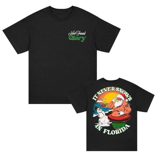 New Found Glory - It Never Snows In Florida 2024 T-Shirt (Black)