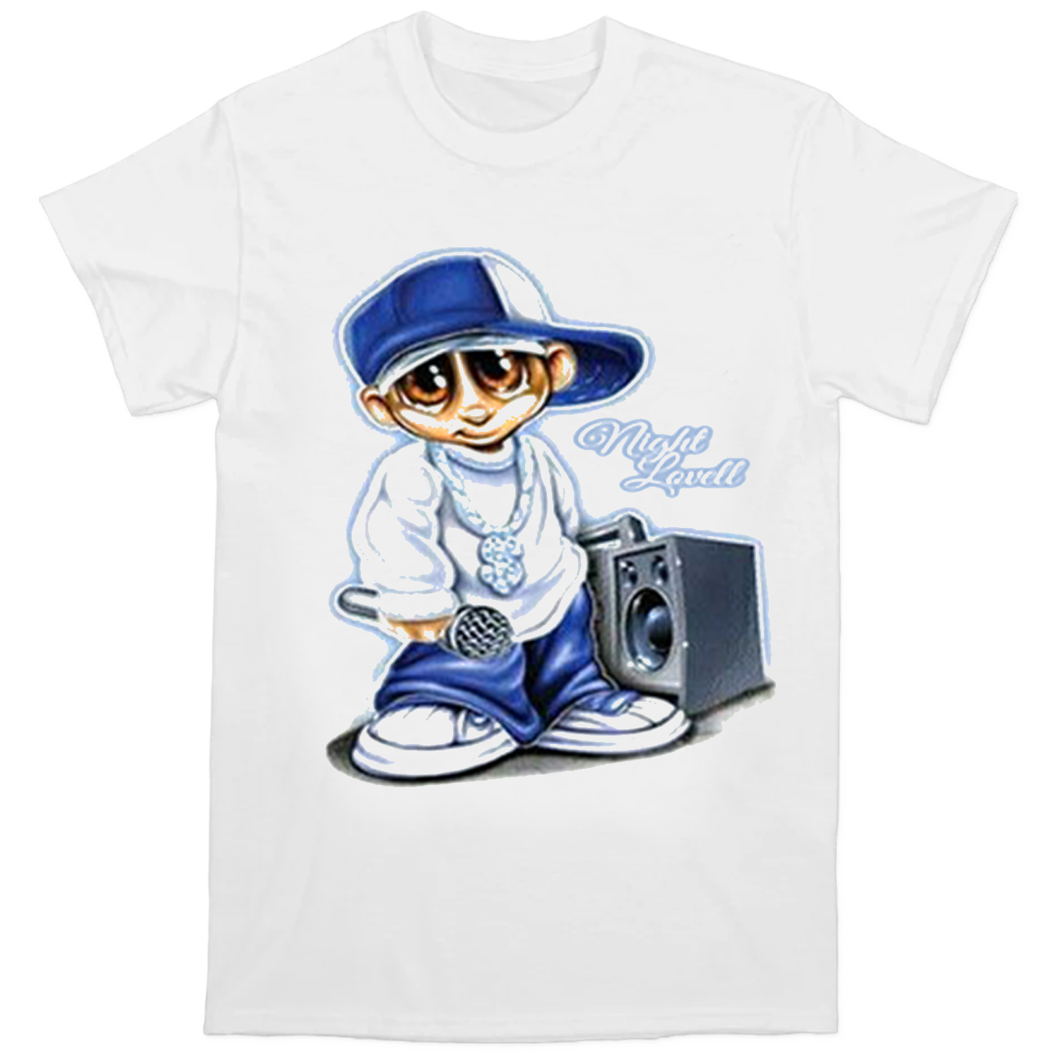 Night Lovell - Cartoon T-Shirt (White)