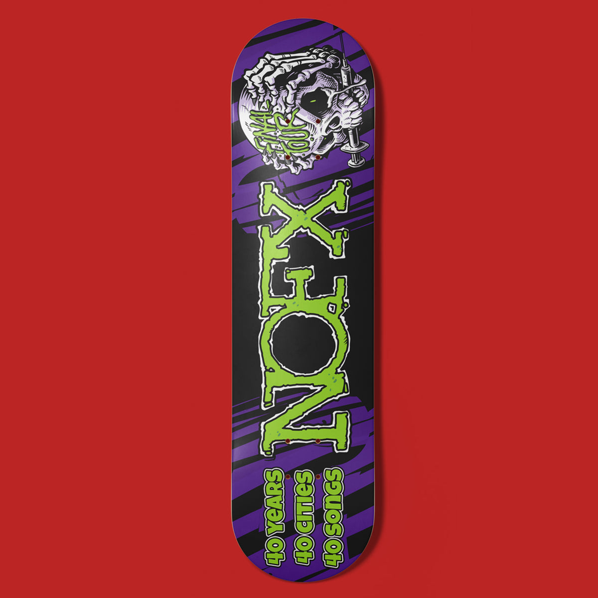 【当店一番人気】 40 Years Skate Deck– Artist First スケートボード