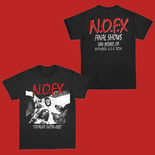 NOFX - Straight Outta Jobs T-Shirt (Black)