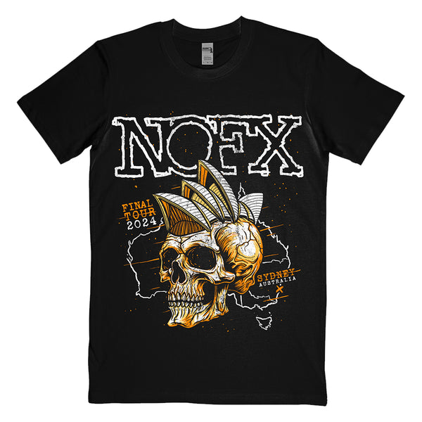 NOFX - Sydney Skull T-Shirt (Black)