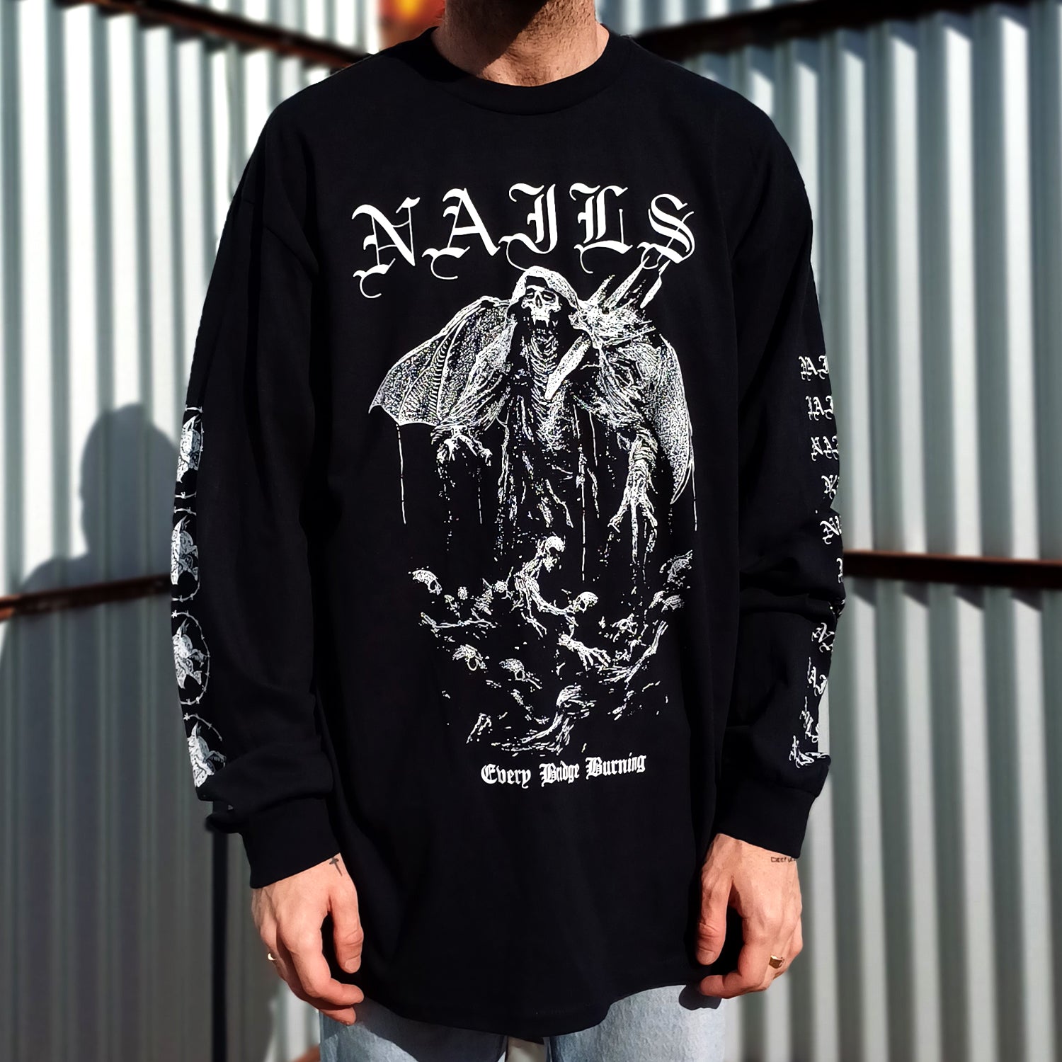 Every Bridge Burning Longsleeve (Black) – Artist First