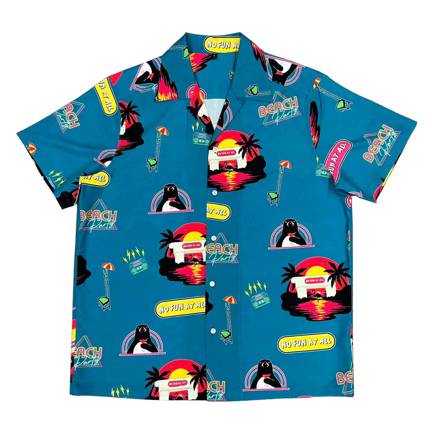 No Fun At All - Party Shirt (Blue)