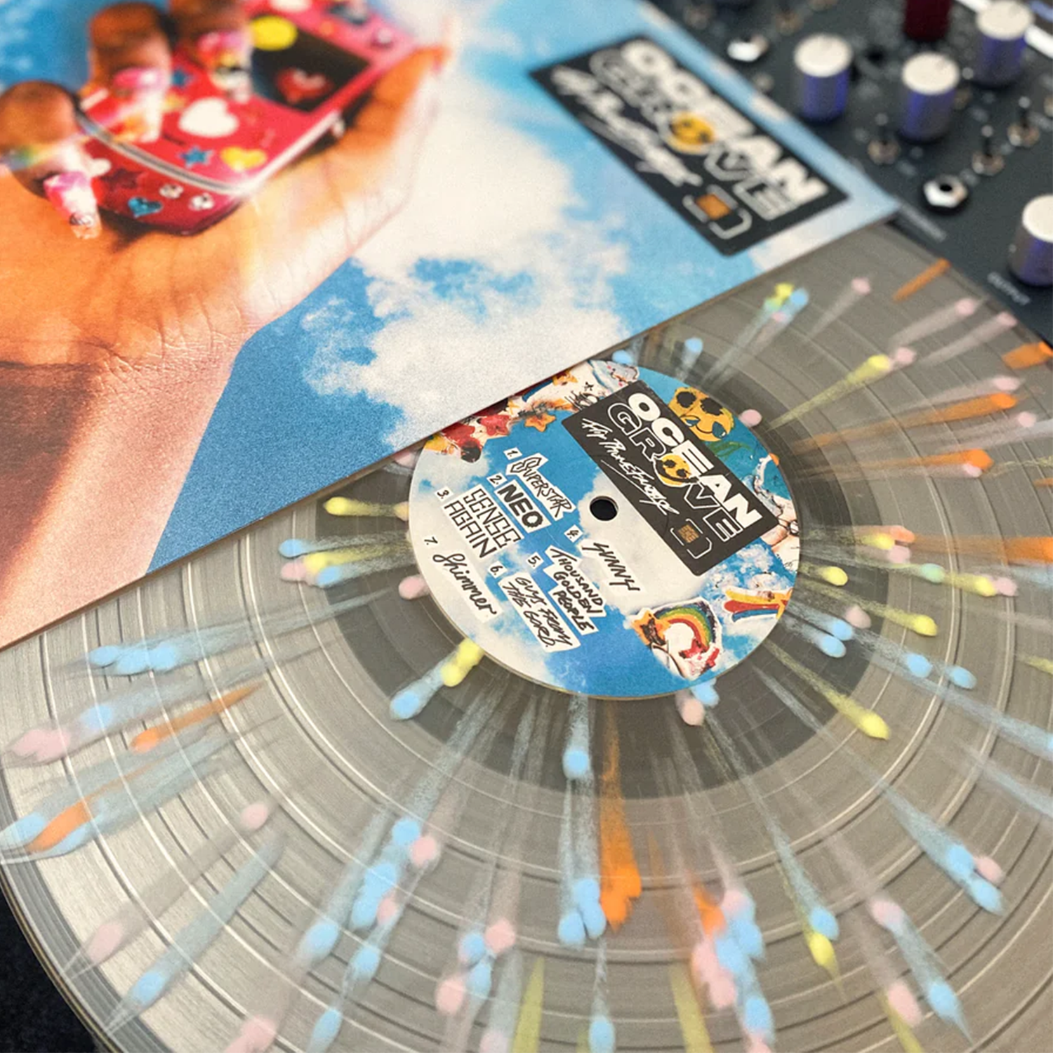 Ocean Grove - Flip Phone Fantasy LP (Cloudy Clear w/ Multicolour Splatter Vinyl)