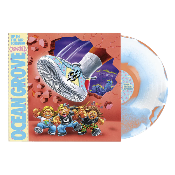 Ocean Grove - Up In The Air Forever LP (White, Light Blue, Opaque Orange A-Side/B-Side Vinyl)