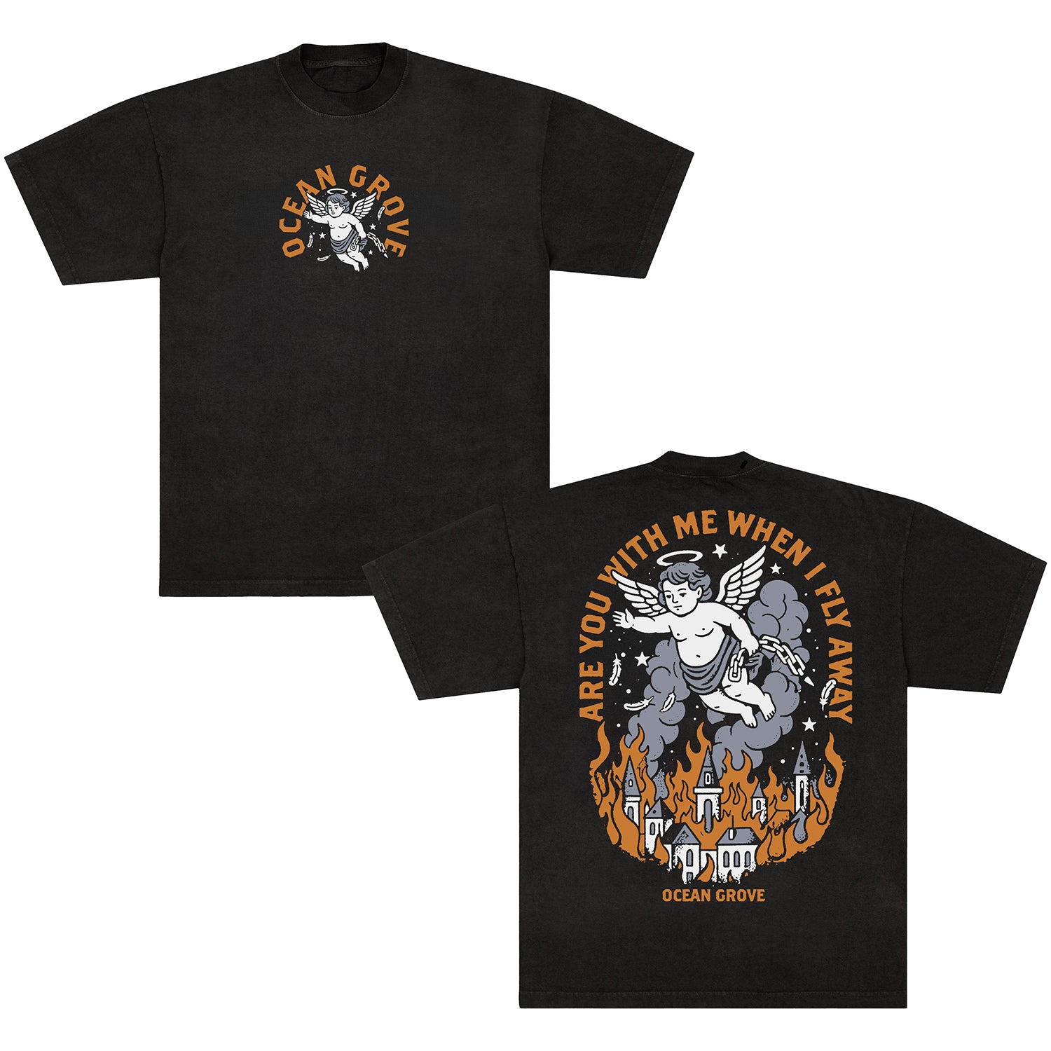 Ocean Grove - Fly Away T-Shirt (Black)