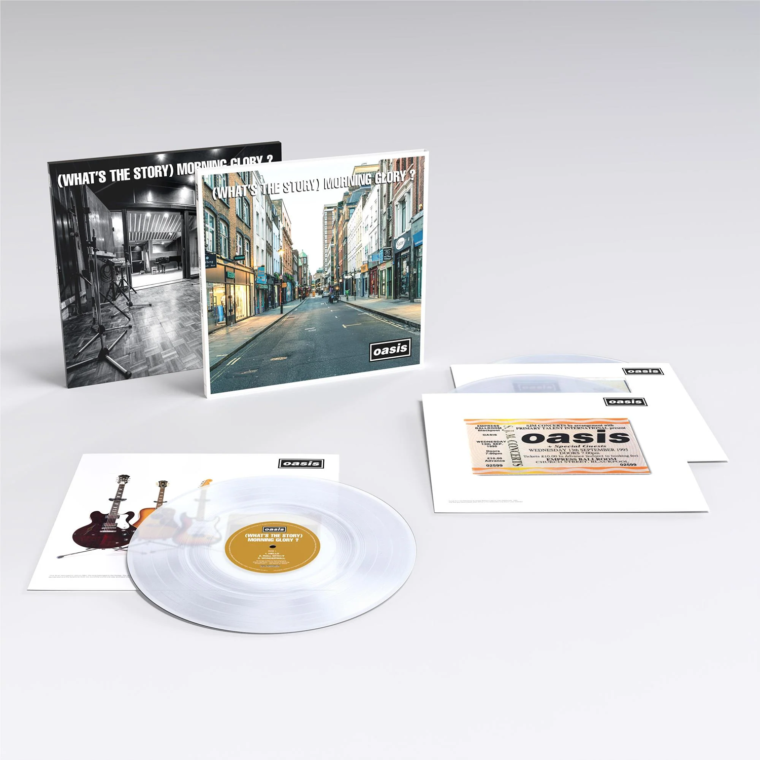 Oasis - (What’s The Story) Morning Glory? 30th Ann. Deluxe Edition LP (Crystal Clear Vinyl)