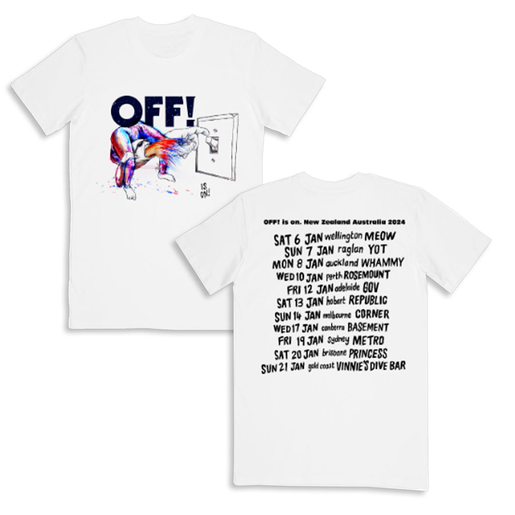 OFF! - OFF! Tour T-Shirt (White)