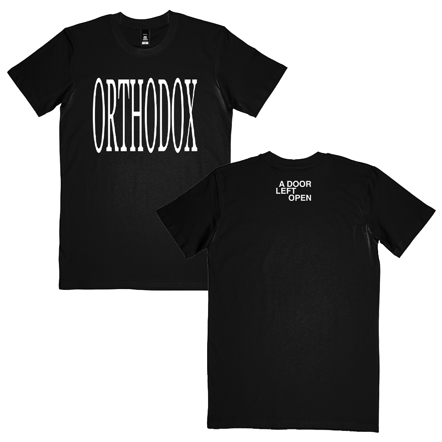 Orthodox - Tall Logo T-Shirt (Black)