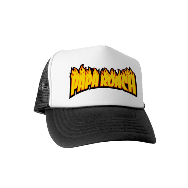 Papa Roach - Firestarter Trucker Hat (Black/White)