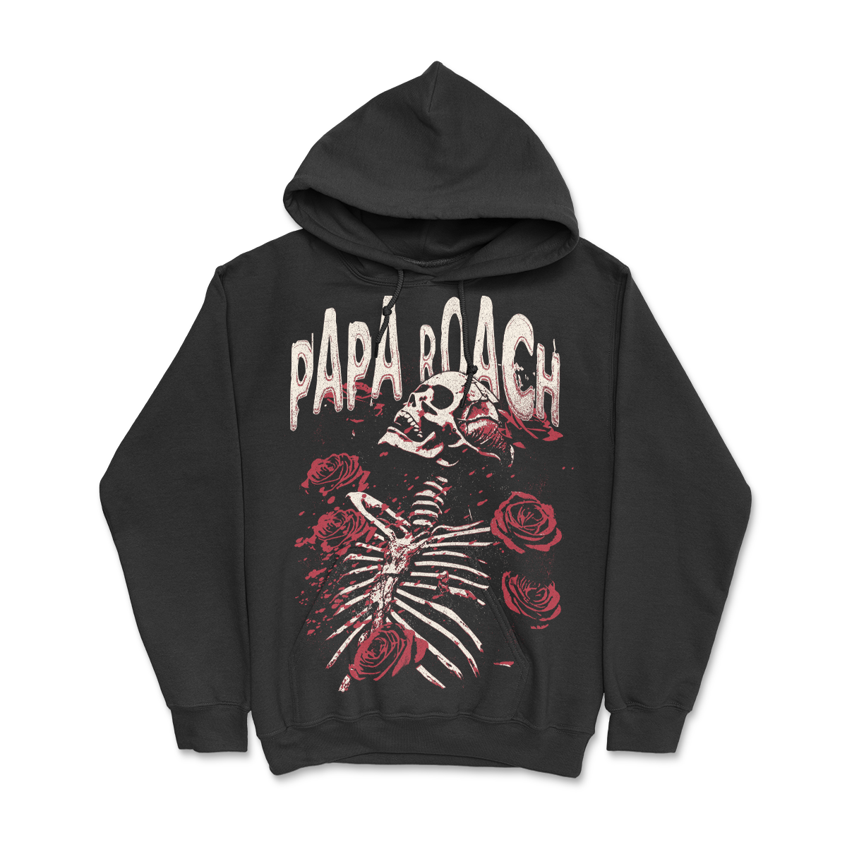 Papa Roach - Skele Roses Hoodie (Black)